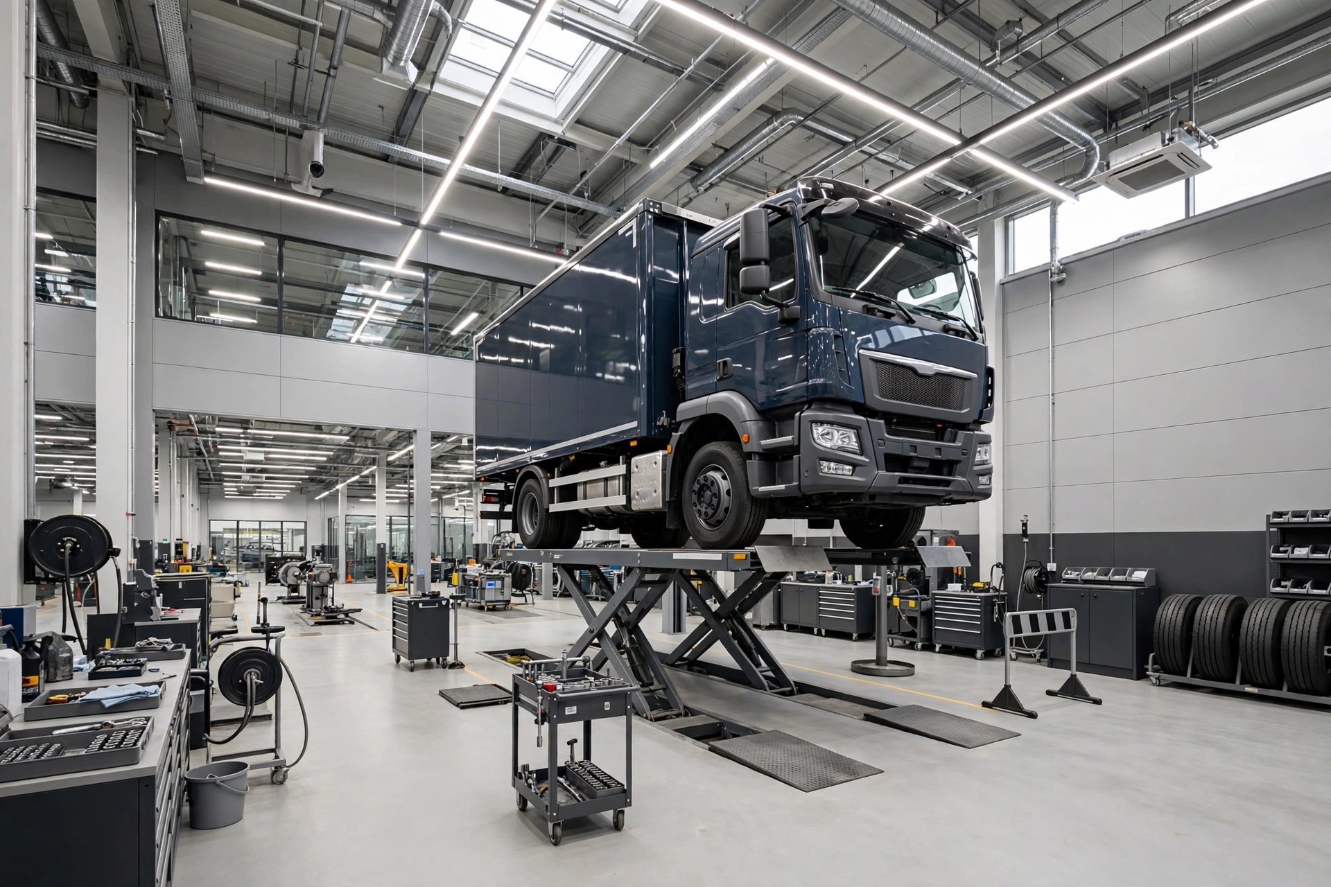 Tata commercial vehicle service workshop